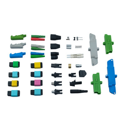 سعر جيد 16 24 نواة MPO Connector 3.0mm Boot Multimode MTP أدوات اتصال الألياف الضوئية الانترنت