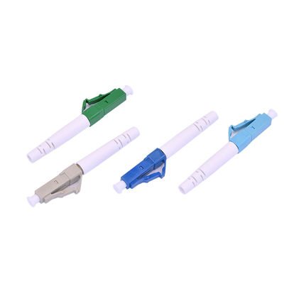 سعر جيد 0.9mm Single Mode Simplex Fiber Optic LC Connector Kit PEI Materials low insertion loss الانترنت