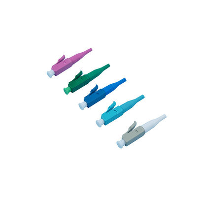 LC simplex APC/PC رابط الألياف الضوئية متوافق مع مغلق البلاستيك