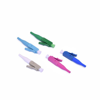 0.9mm LC Fiber Connector كل البلاستيك في PEI simplex duplex لـ FTTH في خسارة منخفضة