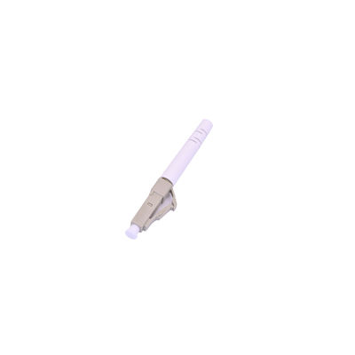 طول 34mm Simplex Fiber Connector LC UPC 3.0mm مجموعة الألياف متعددة الأوضاع يمكن أن تضيف شعار